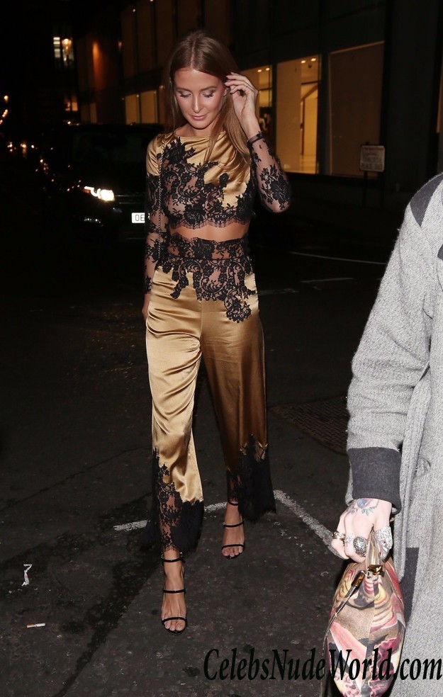 Millie Mackintosh See Through To Nipple In London 25399