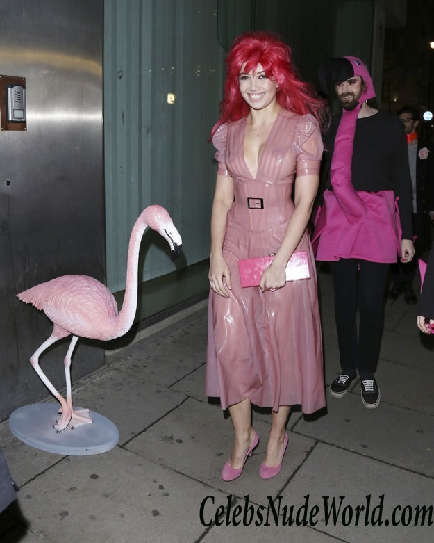 Daisy Lowe Braless See Through To Pasties Birthday Party In London 25457