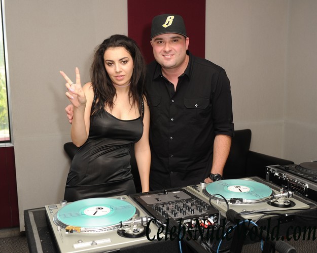 Charli XCX Braless In A See Through To Nipples Dress At 97.3 Hits Radio Station 25804