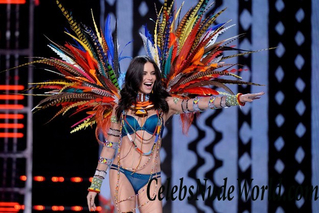 Adriana Lima See Thru Panties At VS Fashion Show 26620