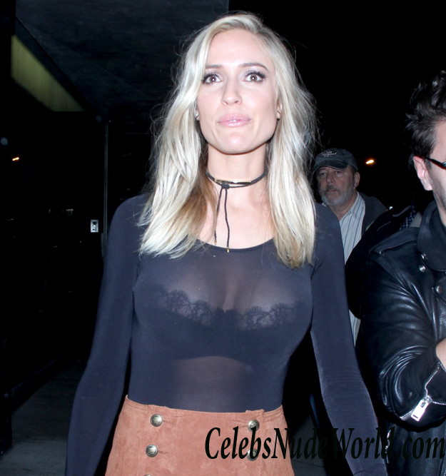 Kristin Cavallari See Through To Bra At Craig&#8217;s Restaurant In West Hollywood 26968