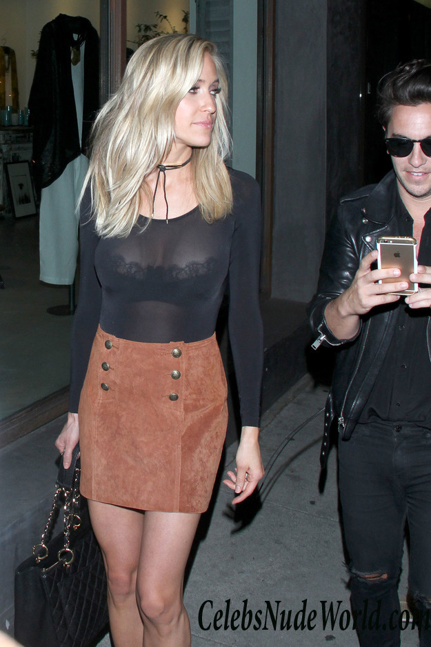 Kristin Cavallari See Through To Bra At Craig&#8217;s Restaurant In West Hollywood 26971
