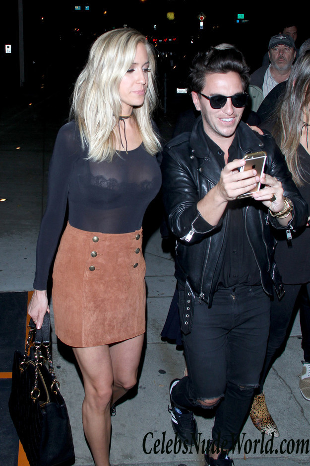 Kristin Cavallari See Through To Bra At Craig&#8217;s Restaurant In West Hollywood 26974