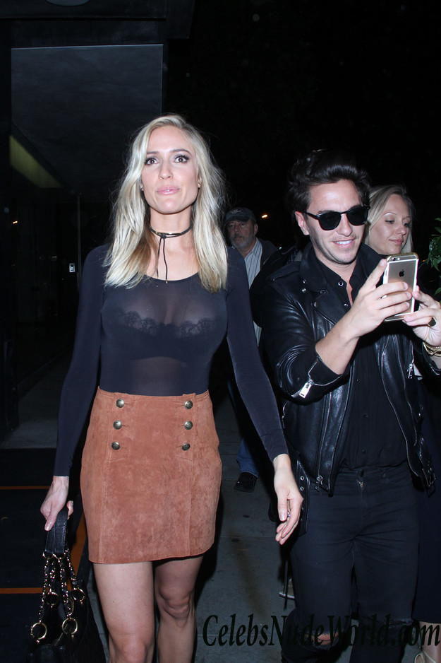 Kristin Cavallari See Through To Bra At Craig&#8217;s Restaurant In West Hollywood 26984