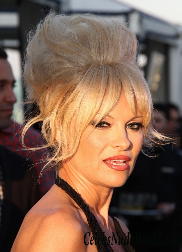 Pamela Anderson See Through to Thong 27156
