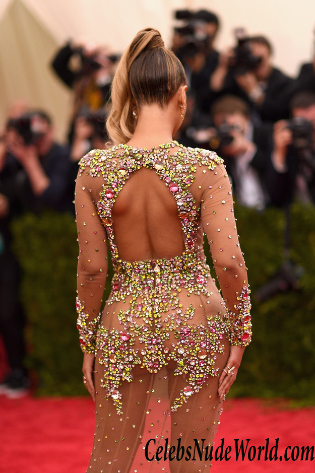 Beyonce See Through Dress At The China Through The Looking Glass Gala 27337