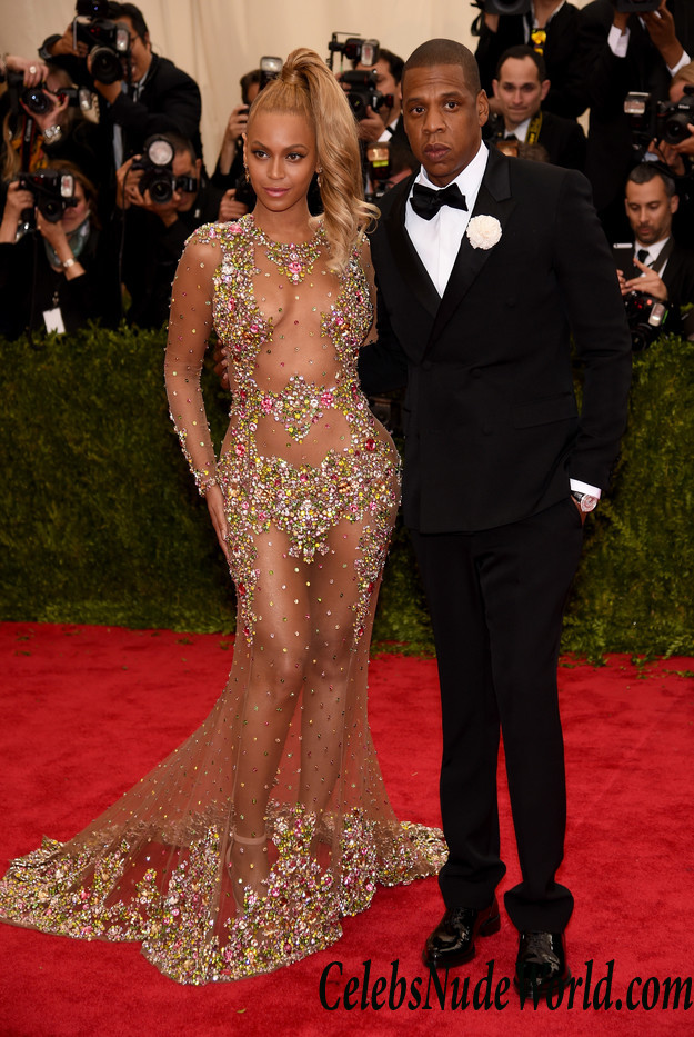 Beyonce See Through Dress At The China Through The Looking Glass Gala 27357