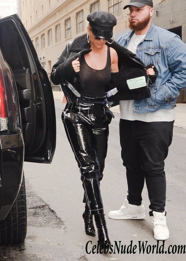 Rita Ora Braless See Thru At A Photoshoot In NYC 27630