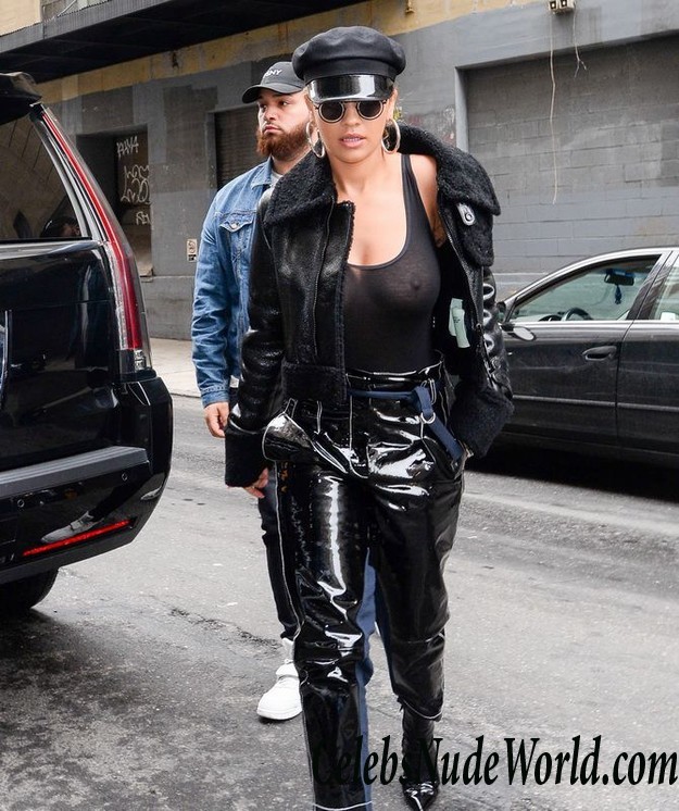 Rita Ora Braless See Thru At A Photoshoot In NYC 27638