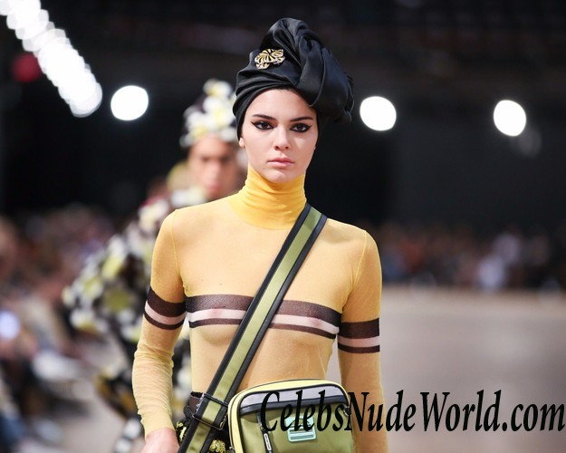 Kendall Jenner See Thru To Nips On The Runway At NYFW 27934