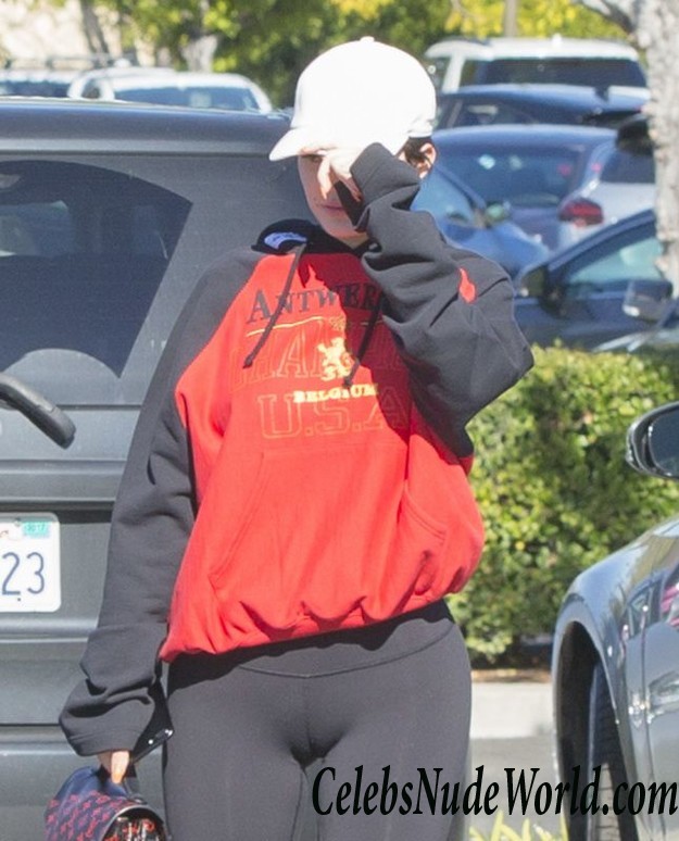 Kylie Jenner Huge Camel Toe While Out In Calabasas 28408