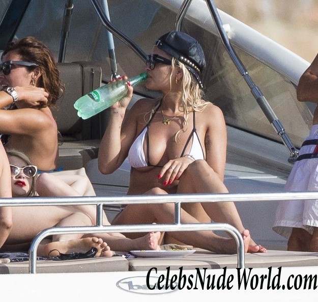 Rita Ora Bikini Cameltoe While On A Yacht In Ibiza 29263