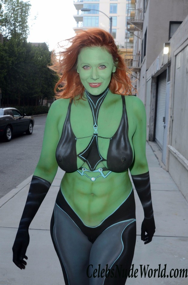 Maitland Ward Naked In Body Paint (Pussy Lips Included!) 31337