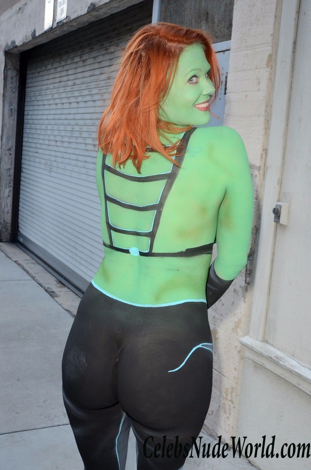 Maitland Ward Naked In Body Paint (Pussy Lips Included!) 31364