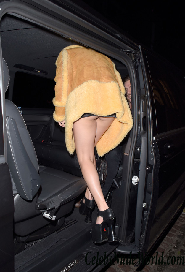 Charli XCX Upskirt While Getting Out From A Car In London 32018