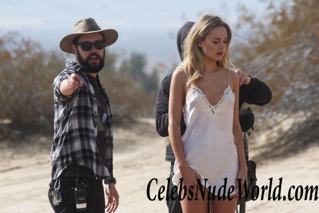 Kimberley Garner Ass Cheeks On The Set Of "Sweetheart" In LA 33045