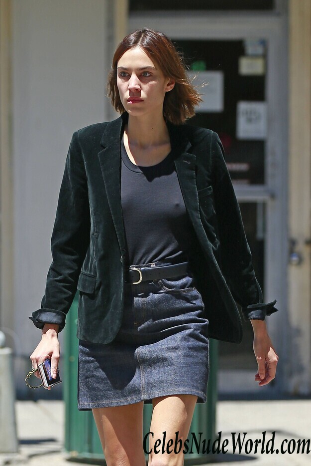 Alexa Chung Braless Photos 42281