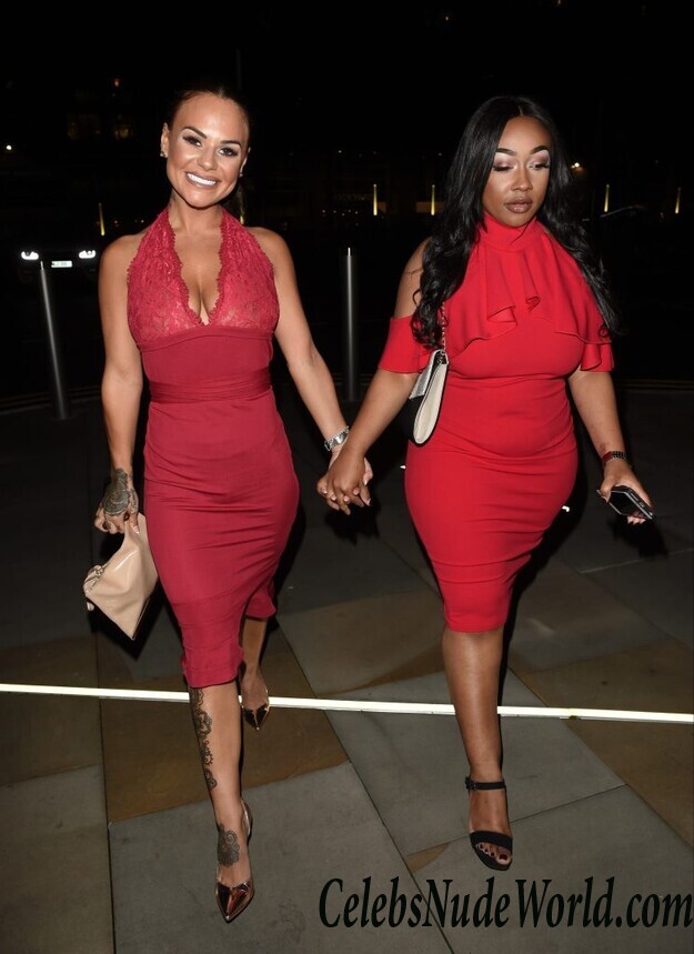 Chantelle Connelly Looks Really Great In Red 62633