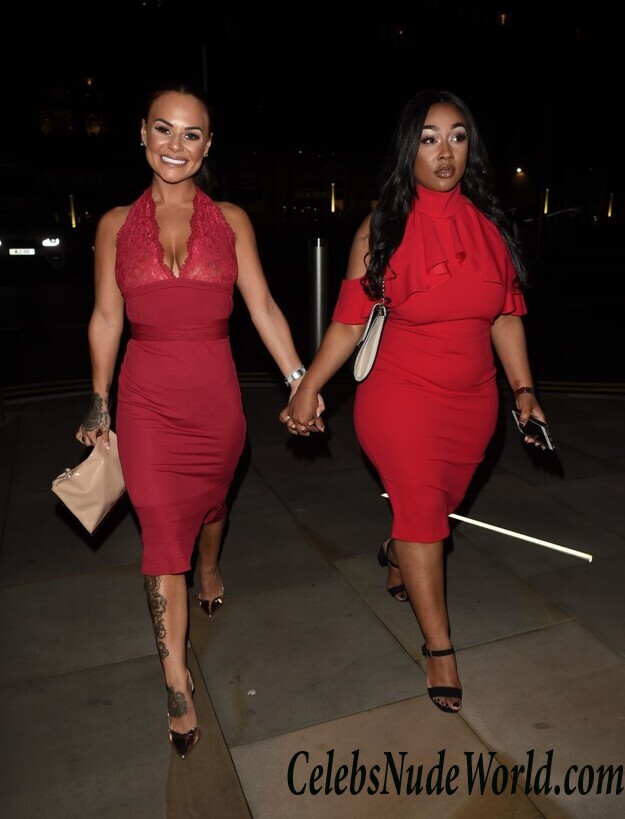 Chantelle Connelly Looks Really Great In Red 62636