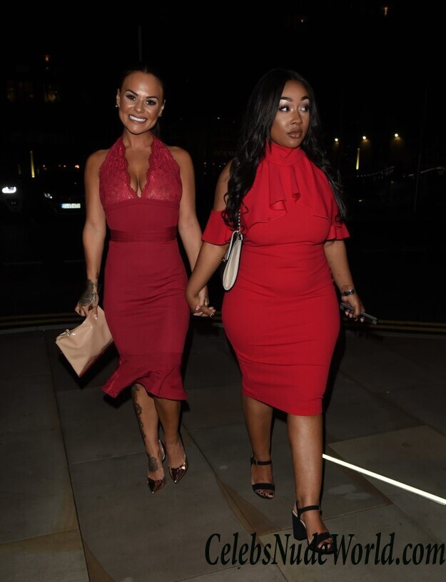 Chantelle Connelly Looks Really Great In Red 62637