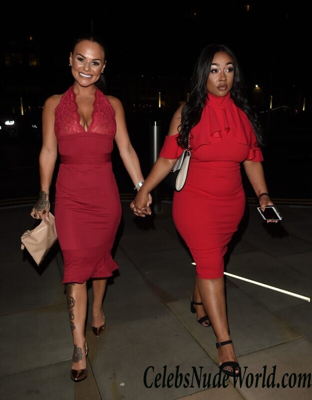 Chantelle Connelly Looks Really Great In Red 62639