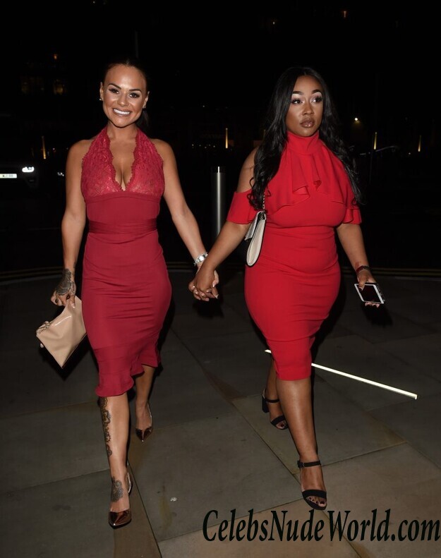 Chantelle Connelly Looks Really Great In Red 62640