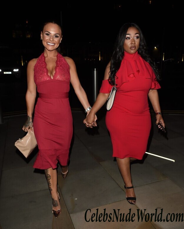 Chantelle Connelly Looks Really Great In Red 62641