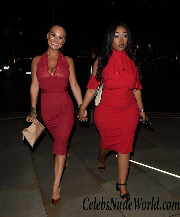 Chantelle Connelly Looks Really Great In Red 62643