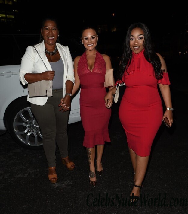 Chantelle Connelly Looks Really Great In Red 62649