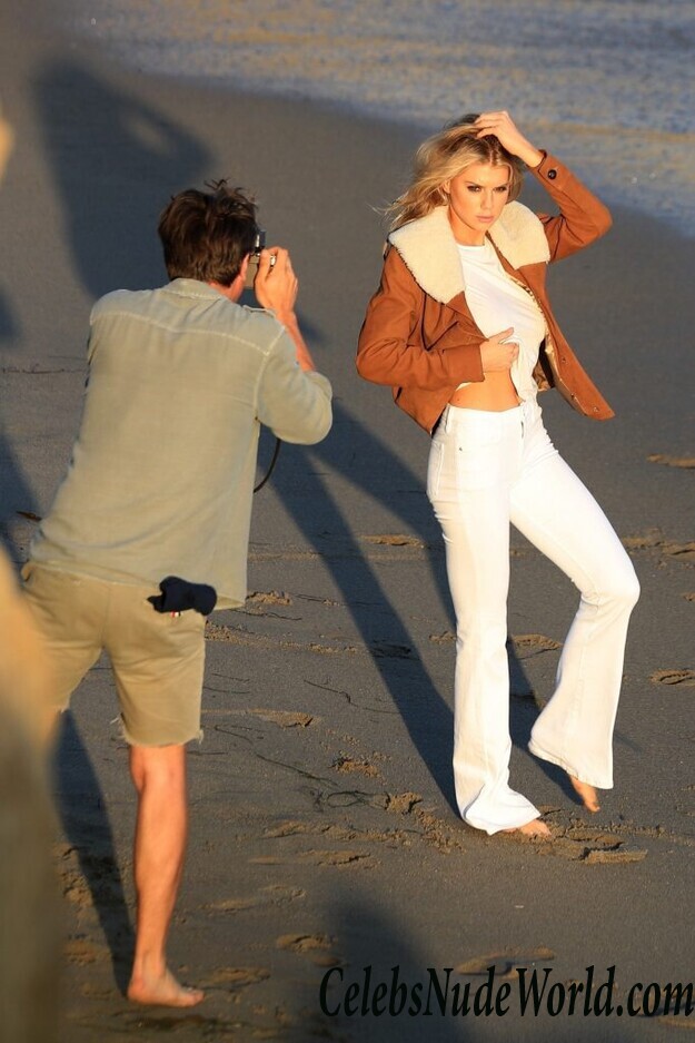 Charlotte McKinney sexy photoshoot at beach 62697