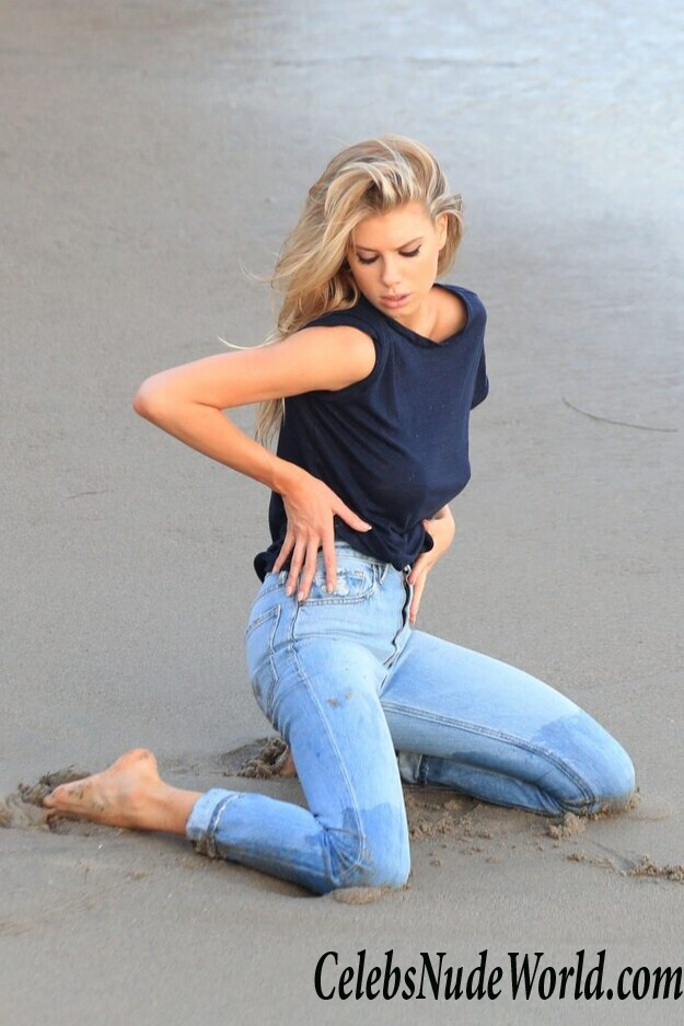 Charlotte McKinney sexy photoshoot at beach 62710