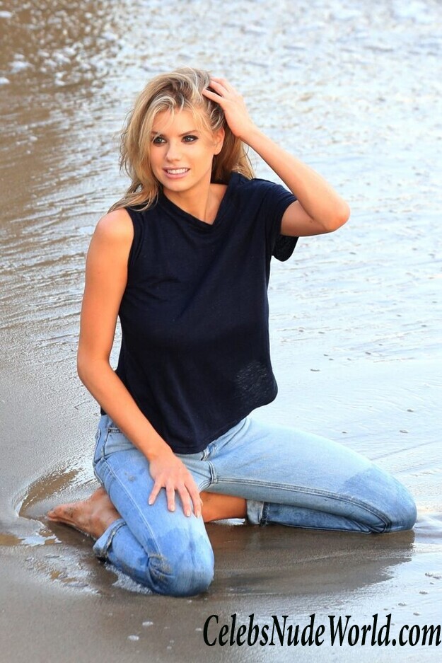 Charlotte McKinney sexy photoshoot at beach 62764