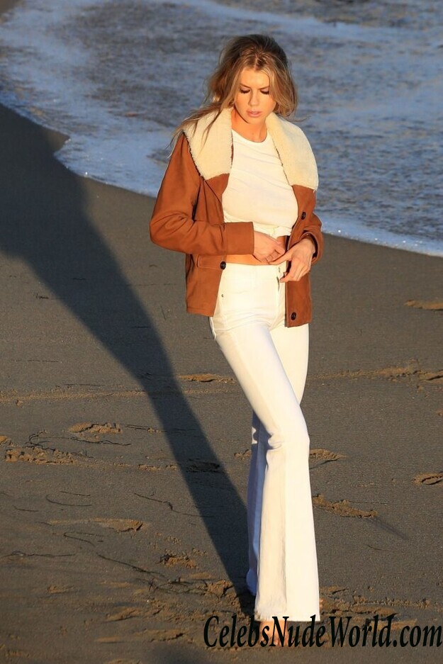 Charlotte McKinney sexy photoshoot at beach 62771