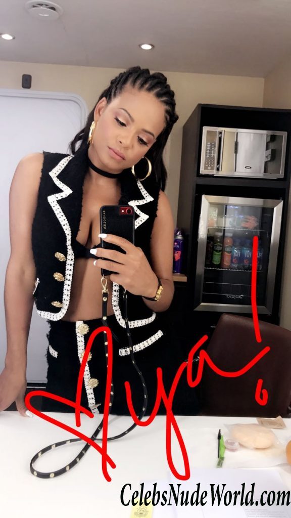 Christina Milian's Massive Ass Close To The Camera 71997