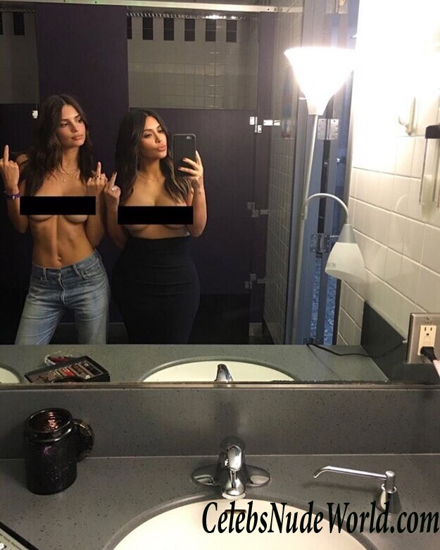 Topless Photo of Emily Ratajkowski & Kim Kardashian 85537