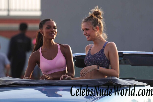 Josephine Skriver & Jasmine Tookes Sexy 88901