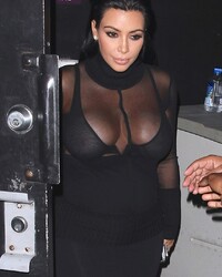 Kim Kardashian See Through pics