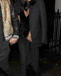 Naomi Campbell Nip Slip Leaving Madonna’s Party In London