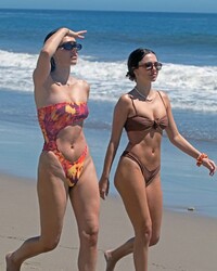 Delilah Belle Hamlin & Amelia Hamlin In Bikinis