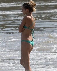 Dylan Penn Wearing A Bikini In Malibu