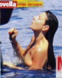 Ilaria D'Amico during the summer