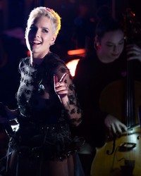 Halsey Nip Slip At Delta Airlines Official Grammy Event In LA