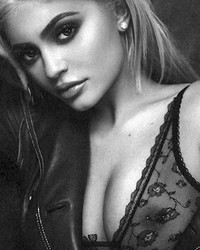Kylie Jenner See Through Bra Outtakes