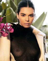Kendall Jenner Sexy Photo Shoot In See Through Top