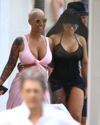 Blac Chyna See Through To Pierced Nipples And Thong