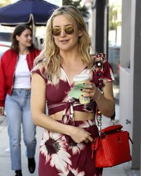 Kate Hudson Out In Hollywood In A See Through Dress
