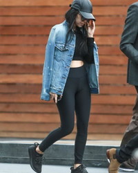 Kourtney Kardashian Cameltoe While Shopping In Beverly Hills