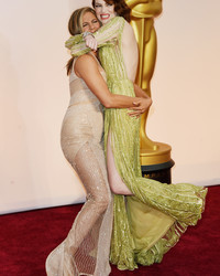 Emma Stone Upskirt At The Oscars