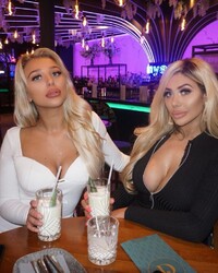 Chloe Ferry & Bethan Kershaw Cleavage