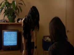 Asia Argento bed, bust scene in Scarlet Diva 9